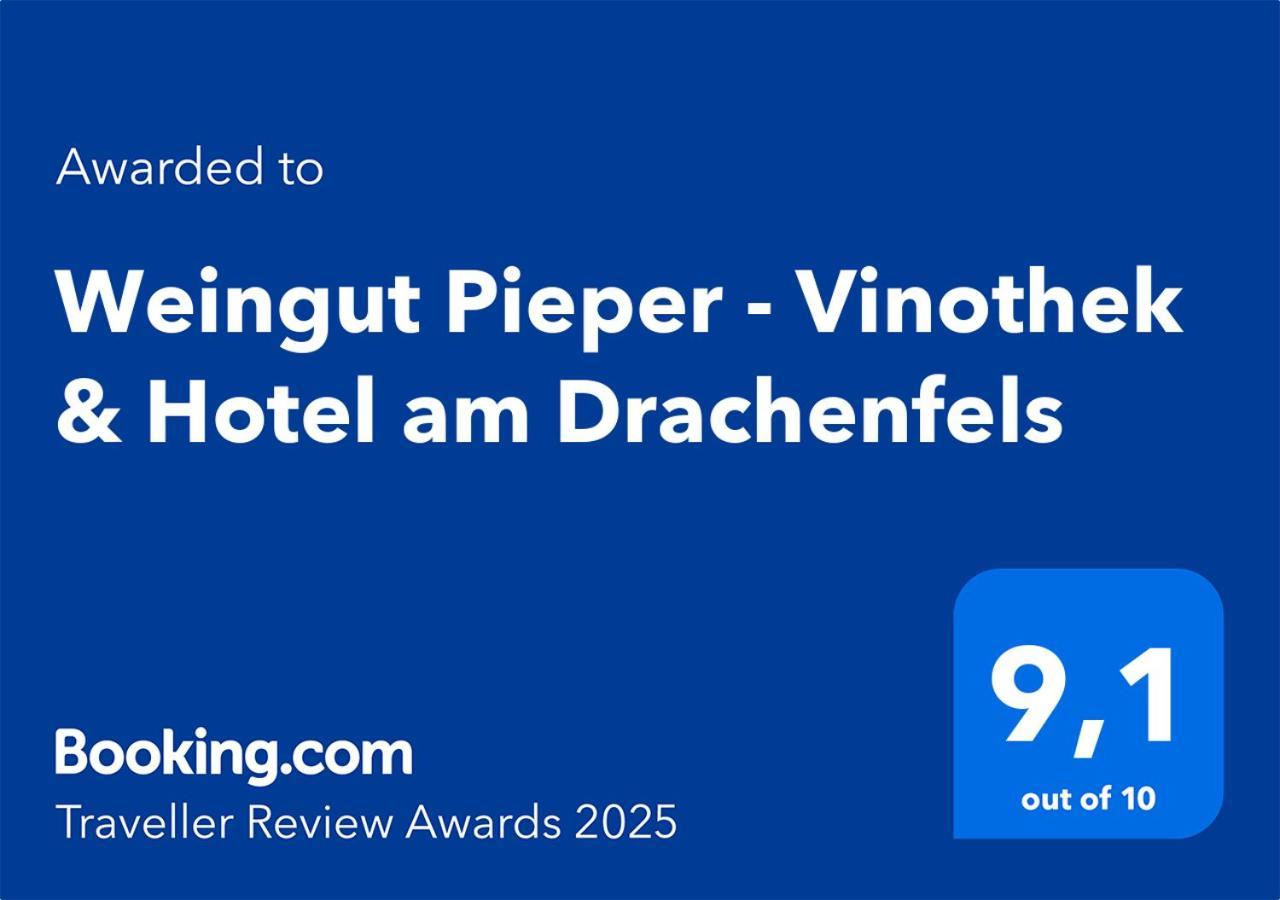 Weingut Pieper - Vinothek&Hotel am Drachenfels Bad Honnef Exterior foto